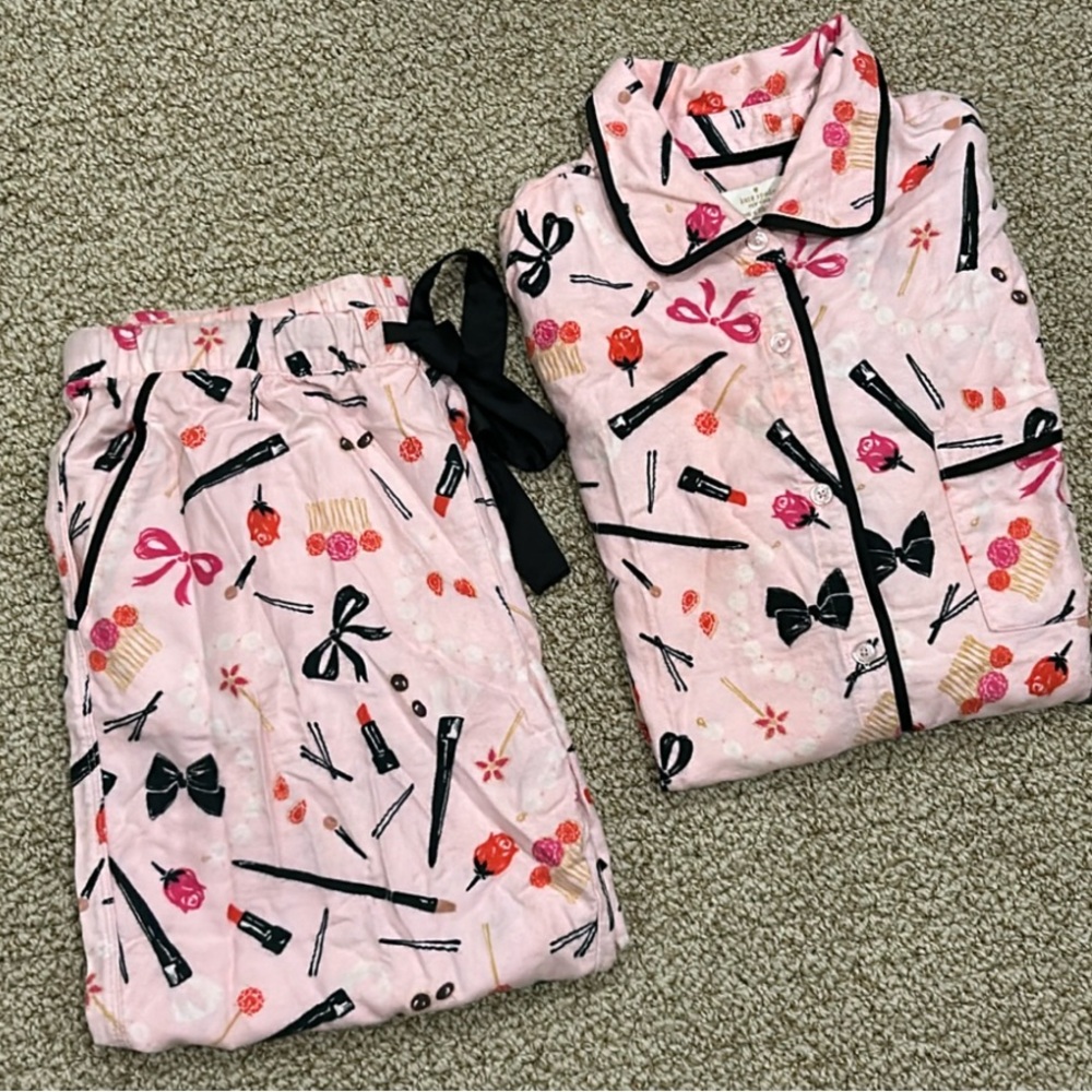 Like New! Kate Spade Dolled Up Print Pajamas - Picture 5 of 6